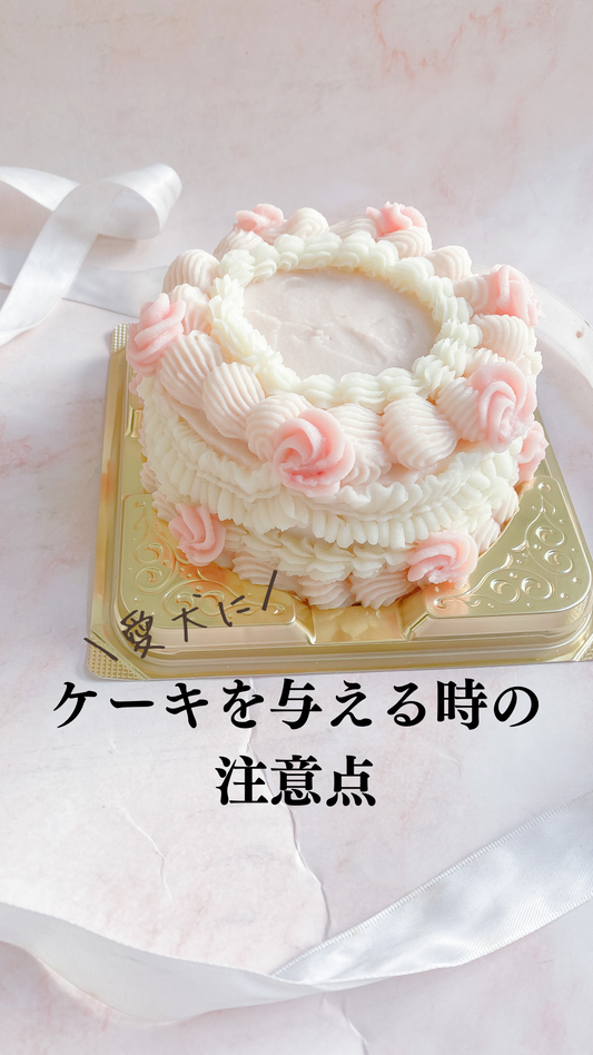 犬用ケーキを与える前に確認すること