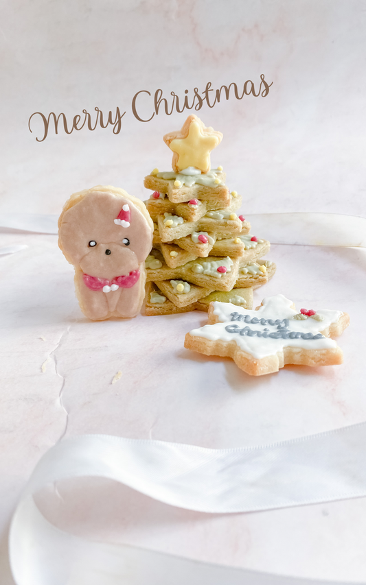 犬用クリスマスツリークッキー