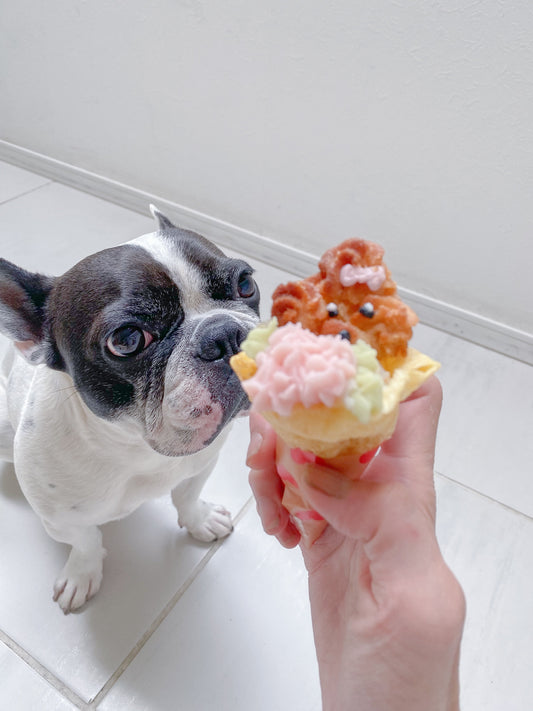 犬用クレープ 紫陽花