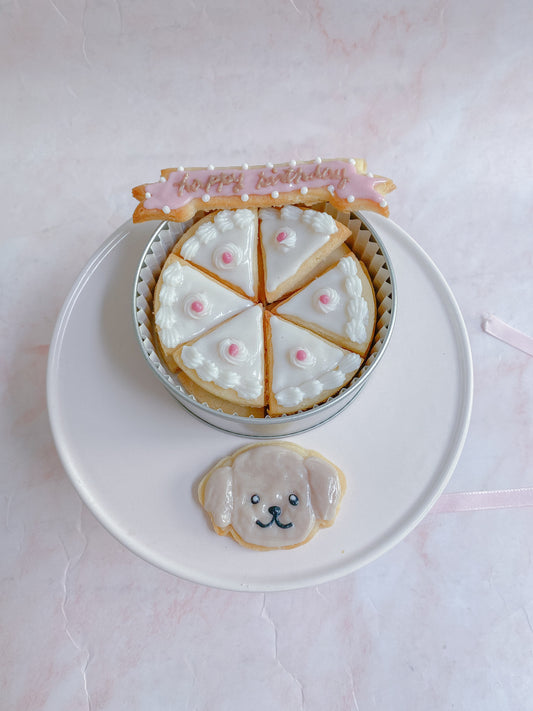 犬用クッキー缶ショートケーキ