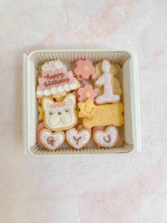 うちの子クッキー缶バースデー