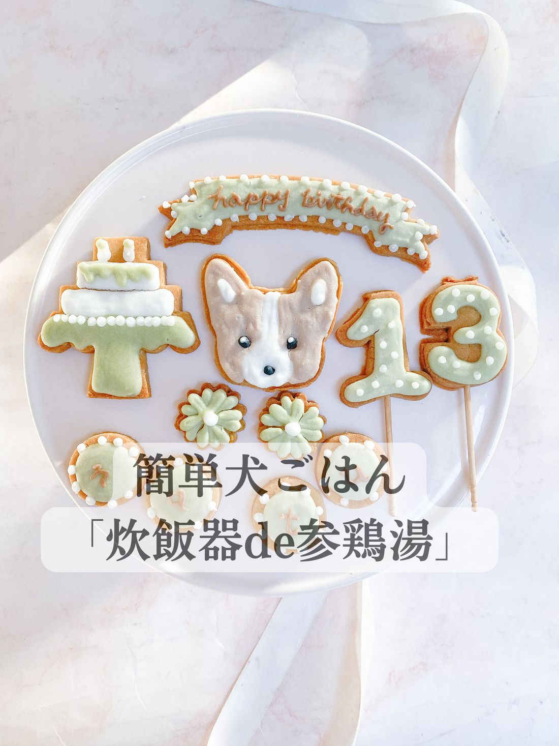 簡単犬ごはん「炊飯器de参鶏湯」