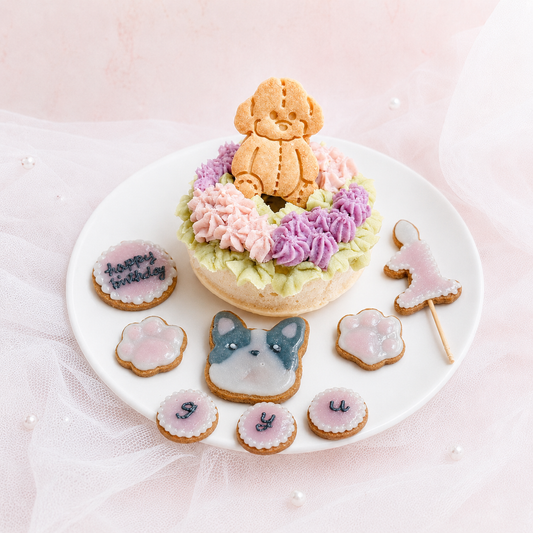 うちの子お花畑ケーキ