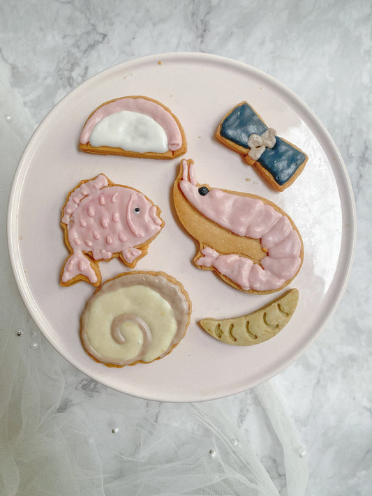 エビのアイシングクッキー