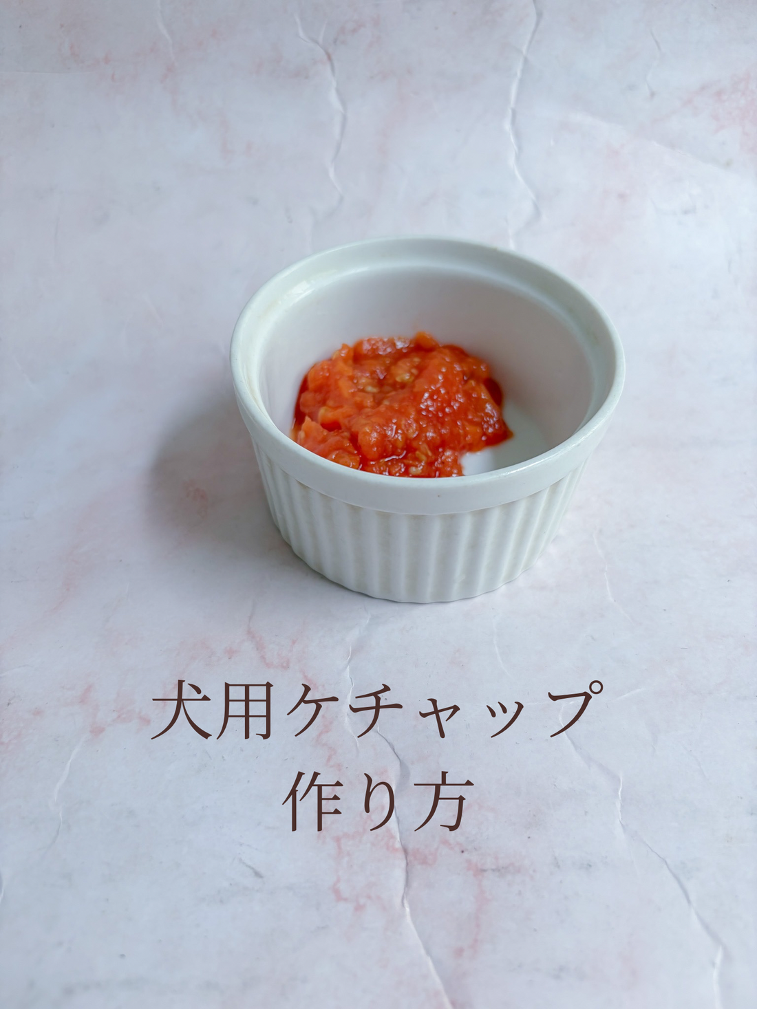 犬用ケチャップの作り方